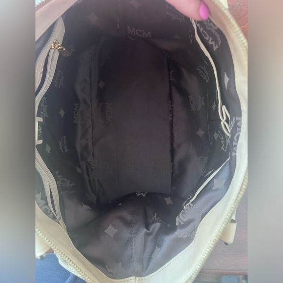 MCM Visetos Leather 2way Shoulder Bag - Picture 12 of 17